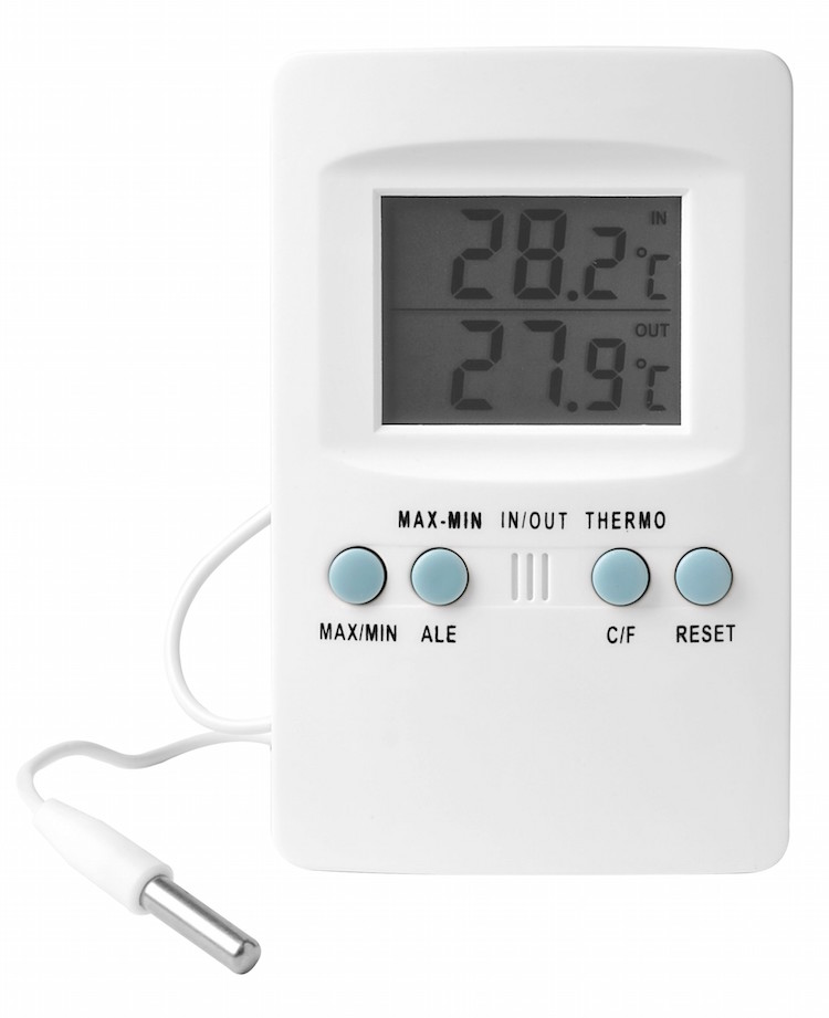 Illustration du produit : Thermomètre Int./Ext. filaire