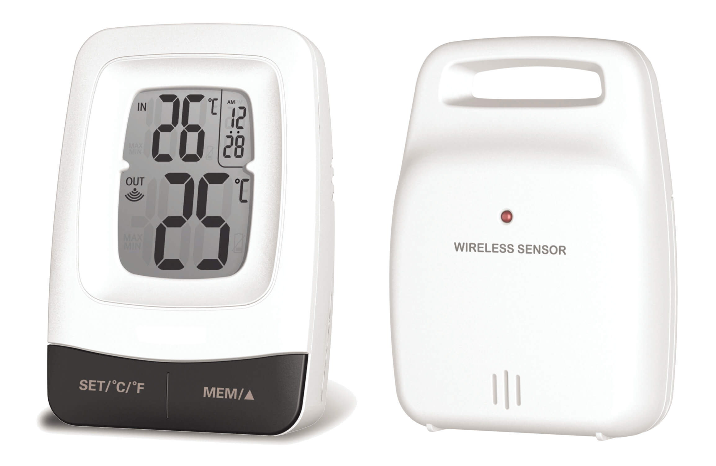 Thermomètre mini-maxi Int/Ext - Techprodis